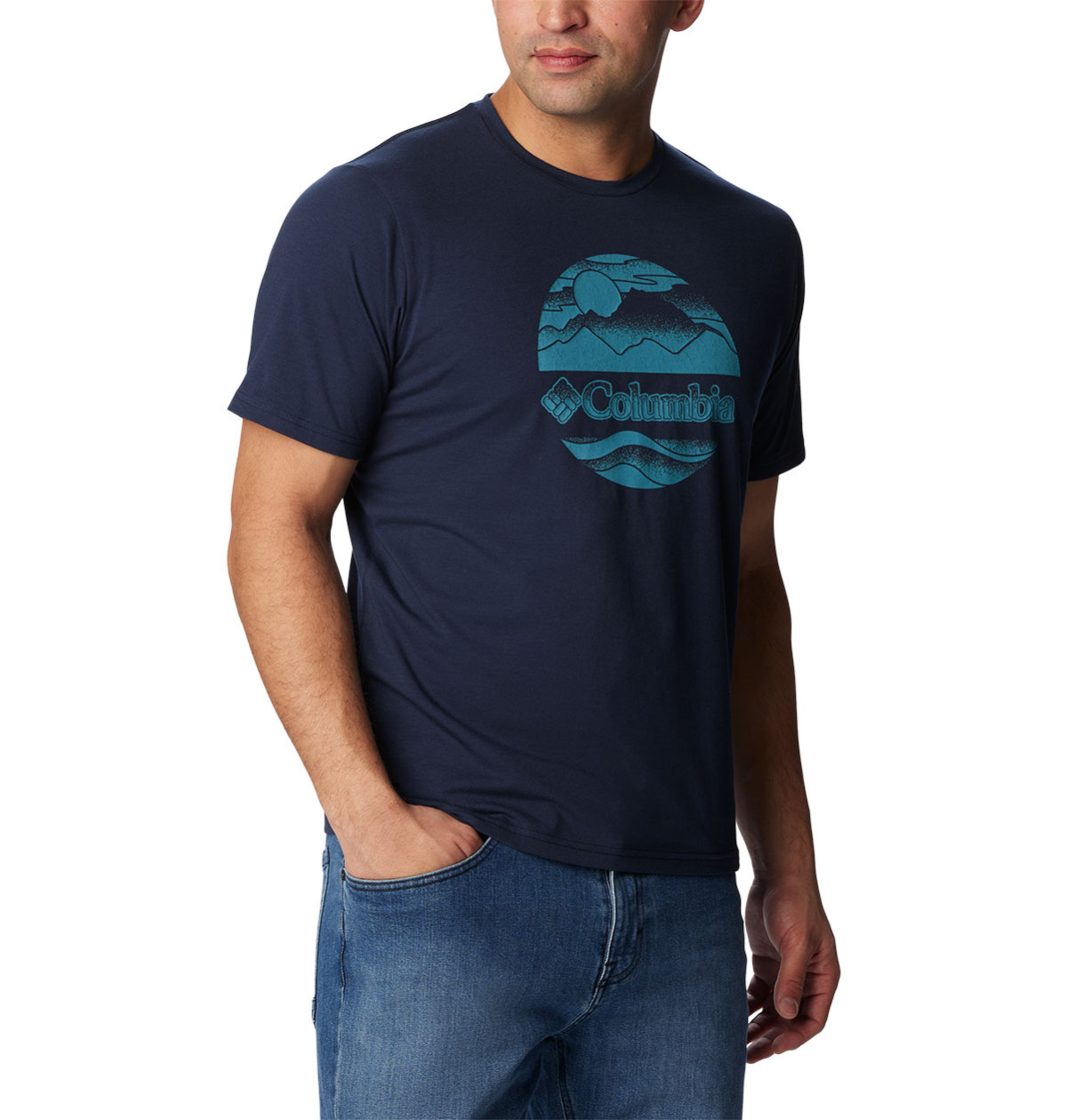 Camiseta Sun Trek™ Sleeve Graphic Hombre