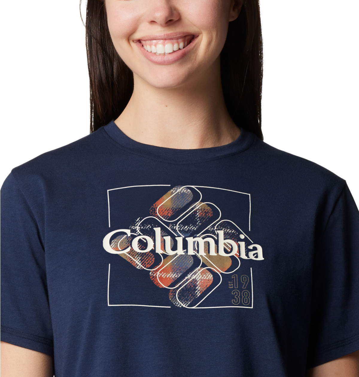 Camiseta Sun Trek SS Graphic Mujer