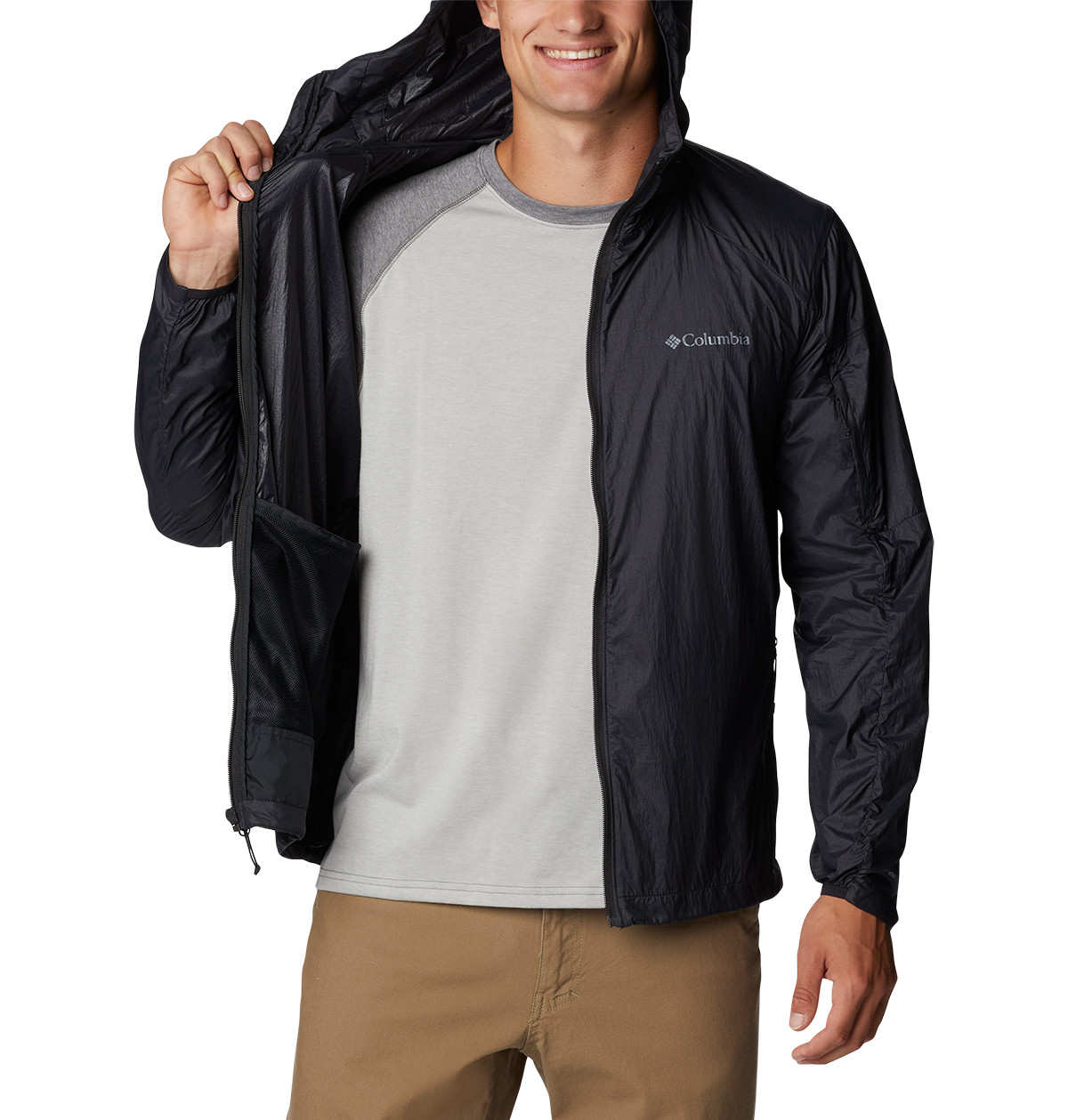 Cortaviento M Loop Trail Windbreaker Black Hombre 2034471-010-COL-003