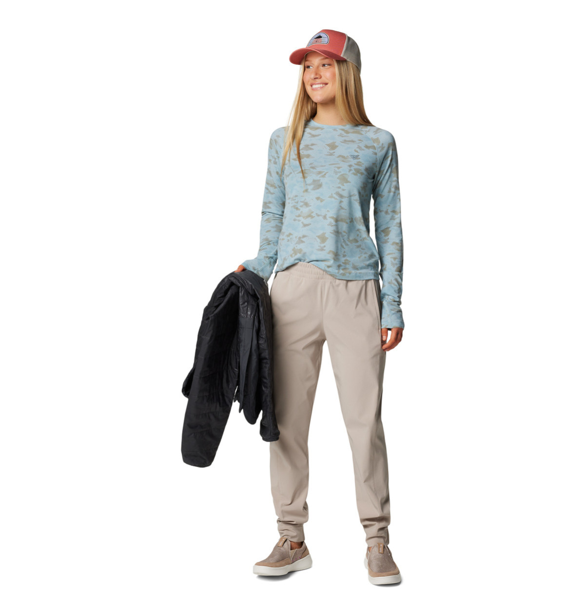 Camiseta PFG Uncharted Knit Mujer