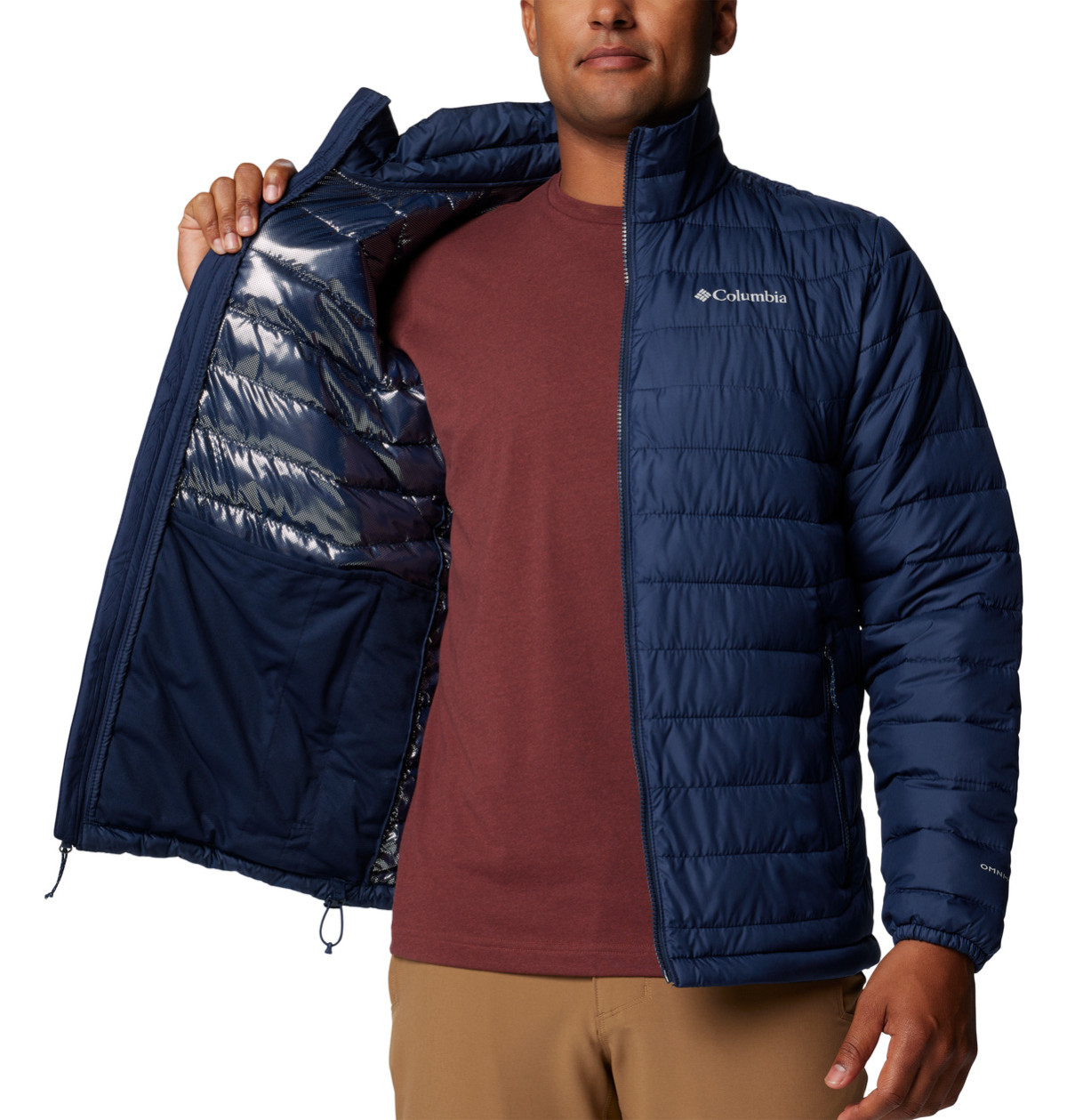 Columbia Powder Lite - Chaleco Para Hombre, Estampado Cypress Mod Camuflaje, Talla XXL